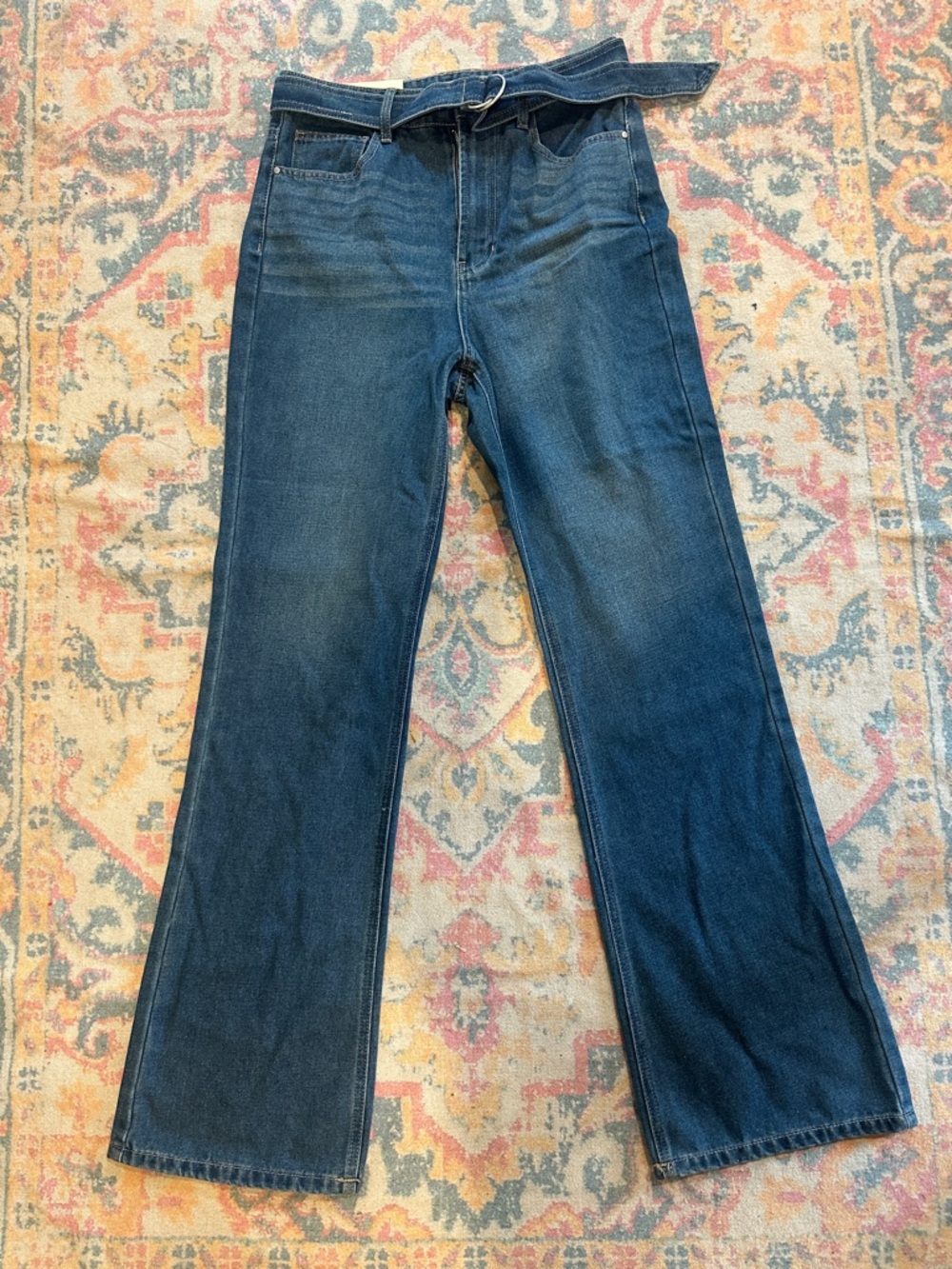 Classic High-Rise flare Women’s Jeans - Dark Blue